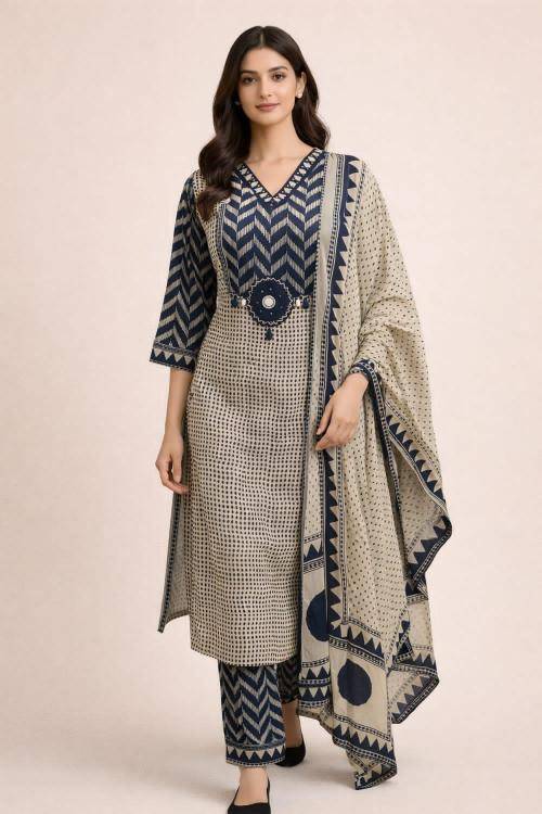 Janni 3pcs cotton Kurti manufacturer in India